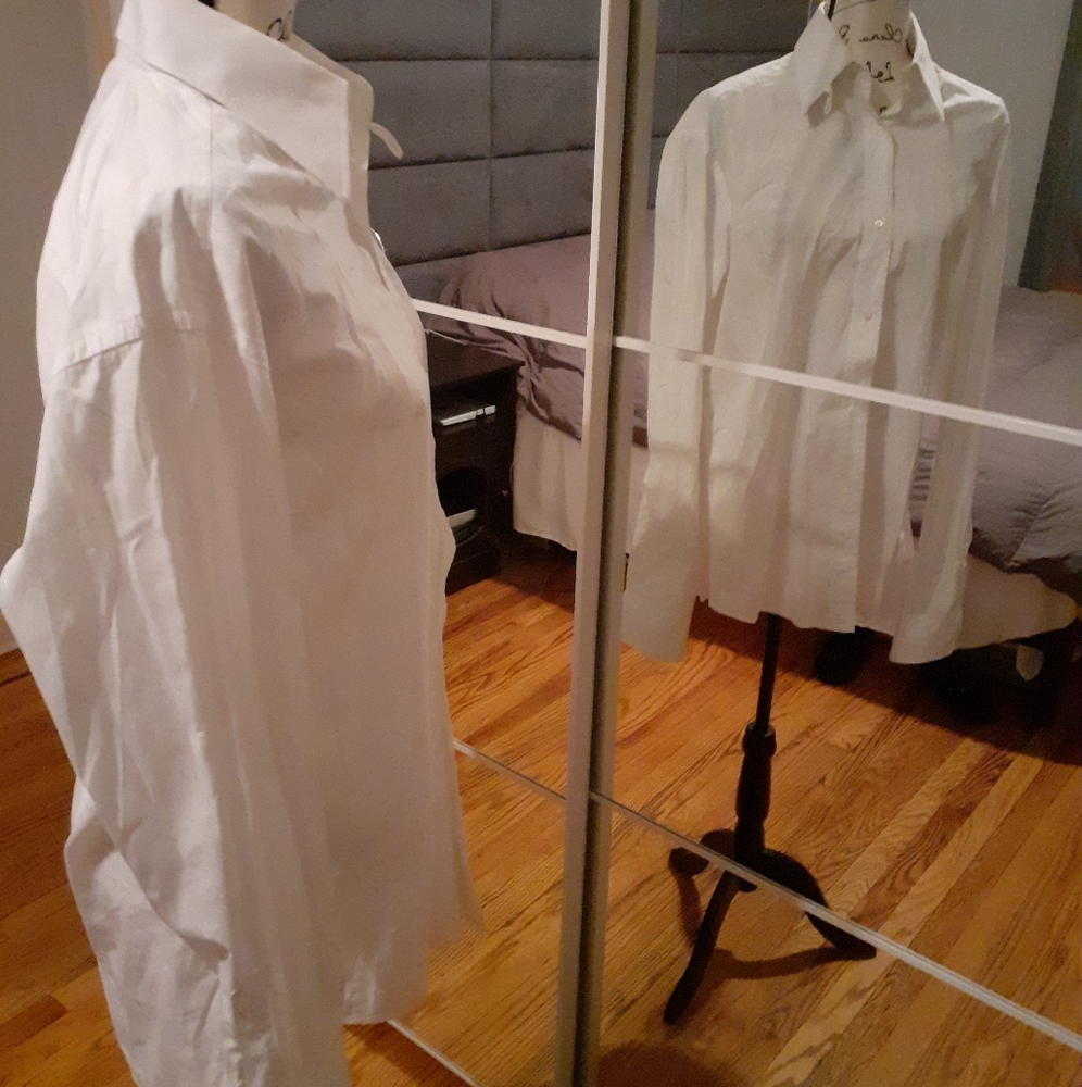 Gucci Men's White button down poplin shirt - Picture 6 of 16
